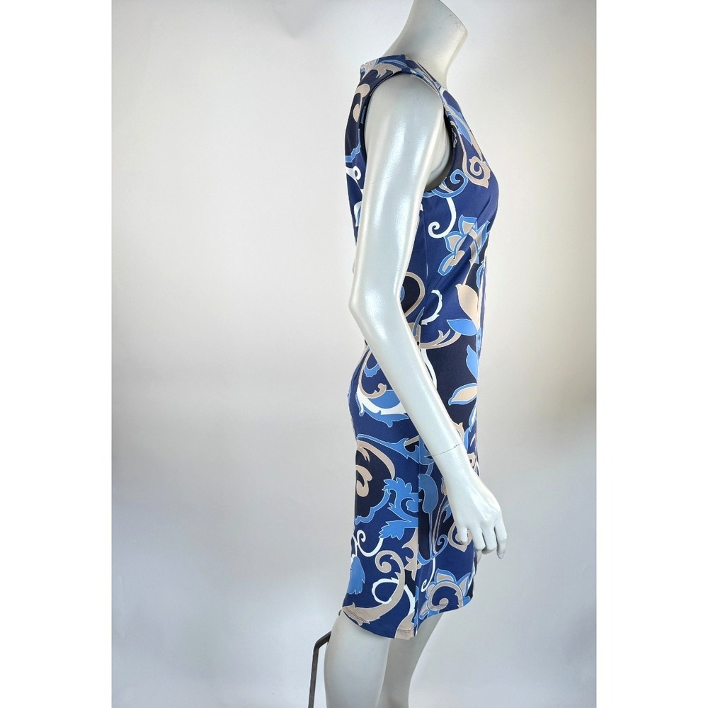 J McLaughlin Sophia Catalina Cloth Dress Women S NWOT Sleeveless Pasley Nylon - Picture 11 of 11